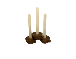 Chocolade-spoon voor een verrukkelijke chocomelk in een handomdraai