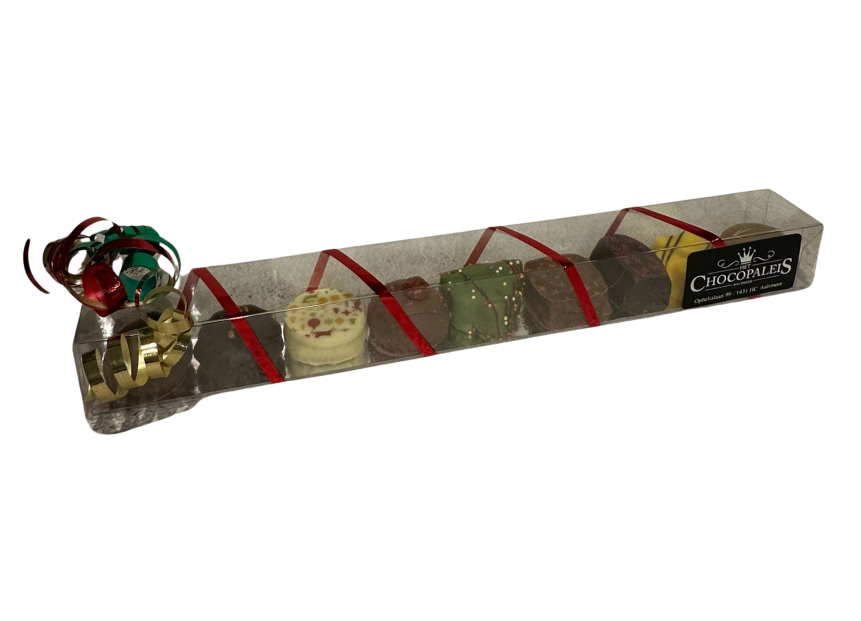 Koker met kerst bonbons
