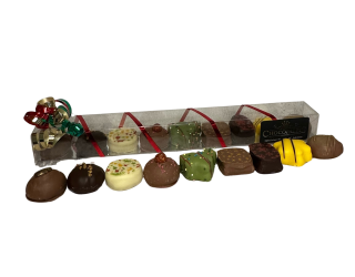 Koker met kerst bonbons