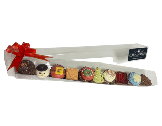 Koker met kerst bonbons