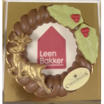 Kerst krans met afbeelding