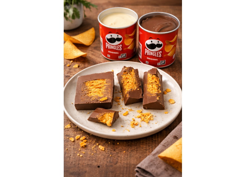 Chocolade pringles
