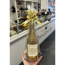 Champange fles 'Jij bent goud waard' 