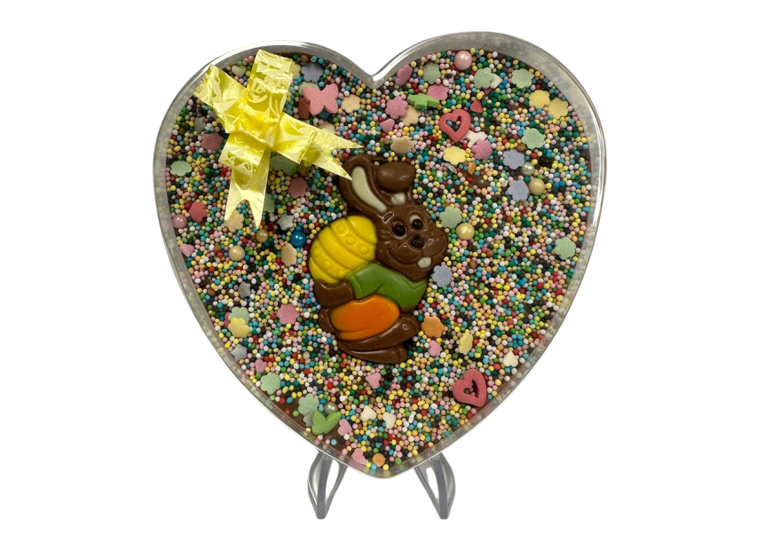 Paas hartje met musket versiering