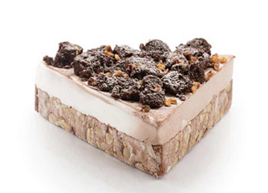 Ijstaart - Brownie driehoek