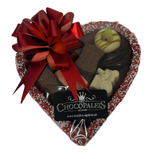 Hart gevuld met bonbons