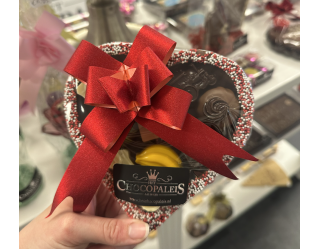 Hart gevuld met bonbons