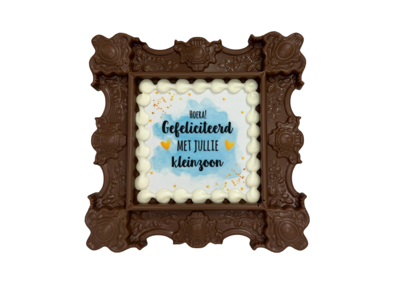 Gefeliciteerd met jullie kleinzoon