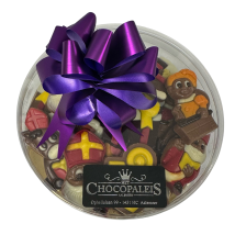 Ronde geschenk doos sinterklaas (ongevuld)