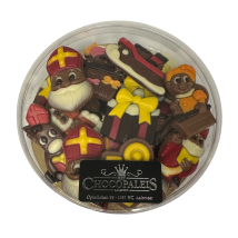Ronde geschenk doos sinterklaas (ongevuld)