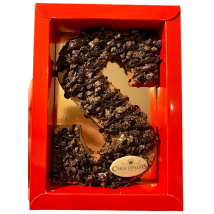 Letter met oreo topping