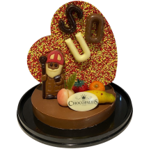Stolp met hart in sinterklaas thema 