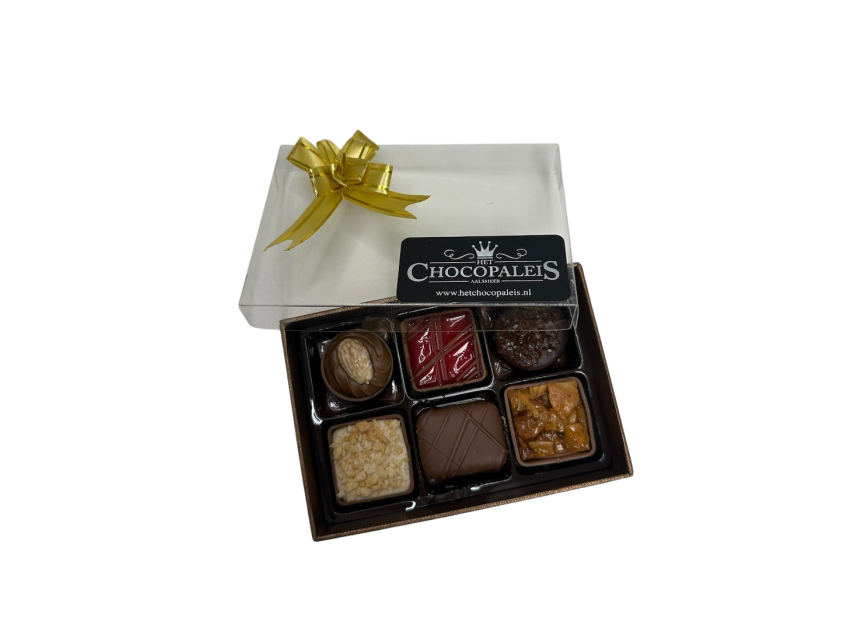 6- vaks bonbon doosje