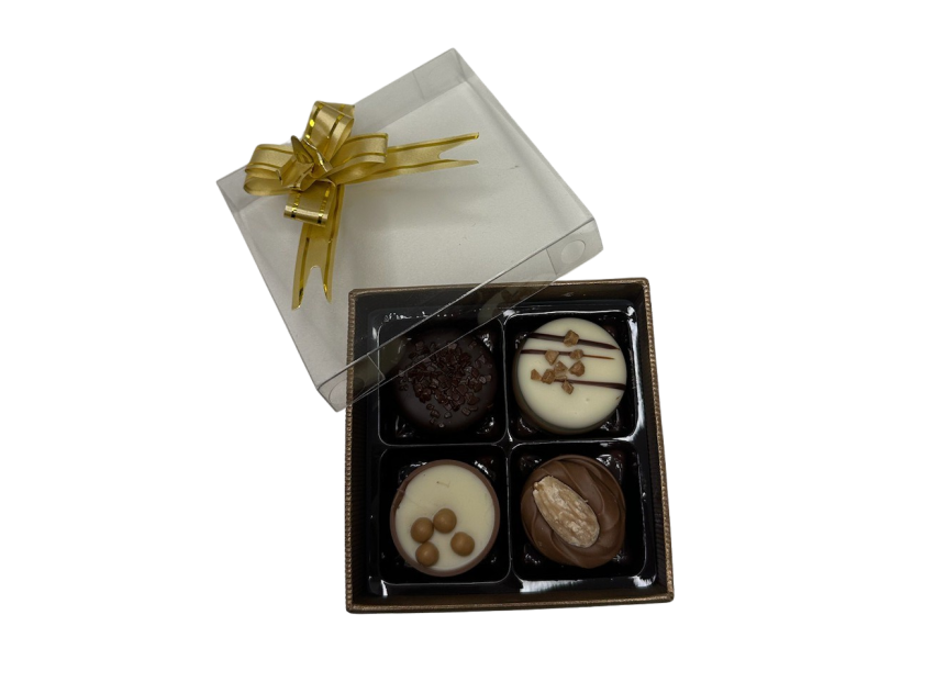 4- vaks bonbon doosje