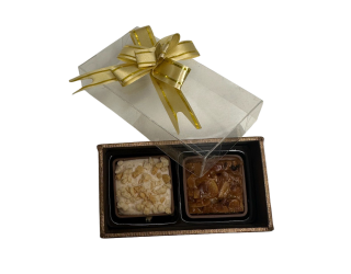 2- vaks bonbon doosje