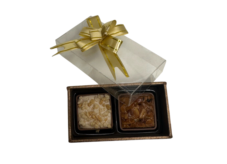 2- vaks bonbon doosje