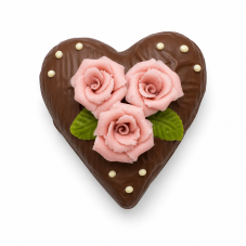 Dubbel hart gevuld met bonbons